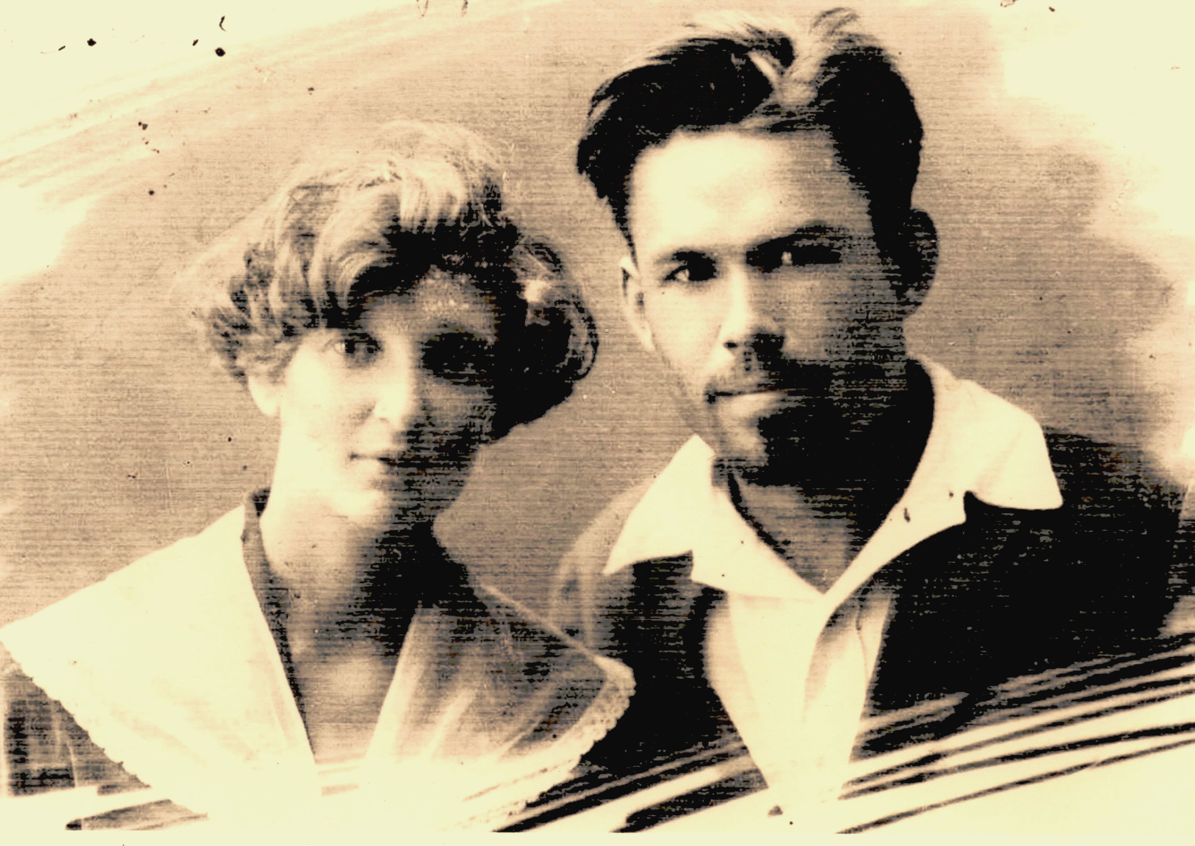 Григорий Иванович Дементьев и его жена, Наталия Александровна, 1926 год