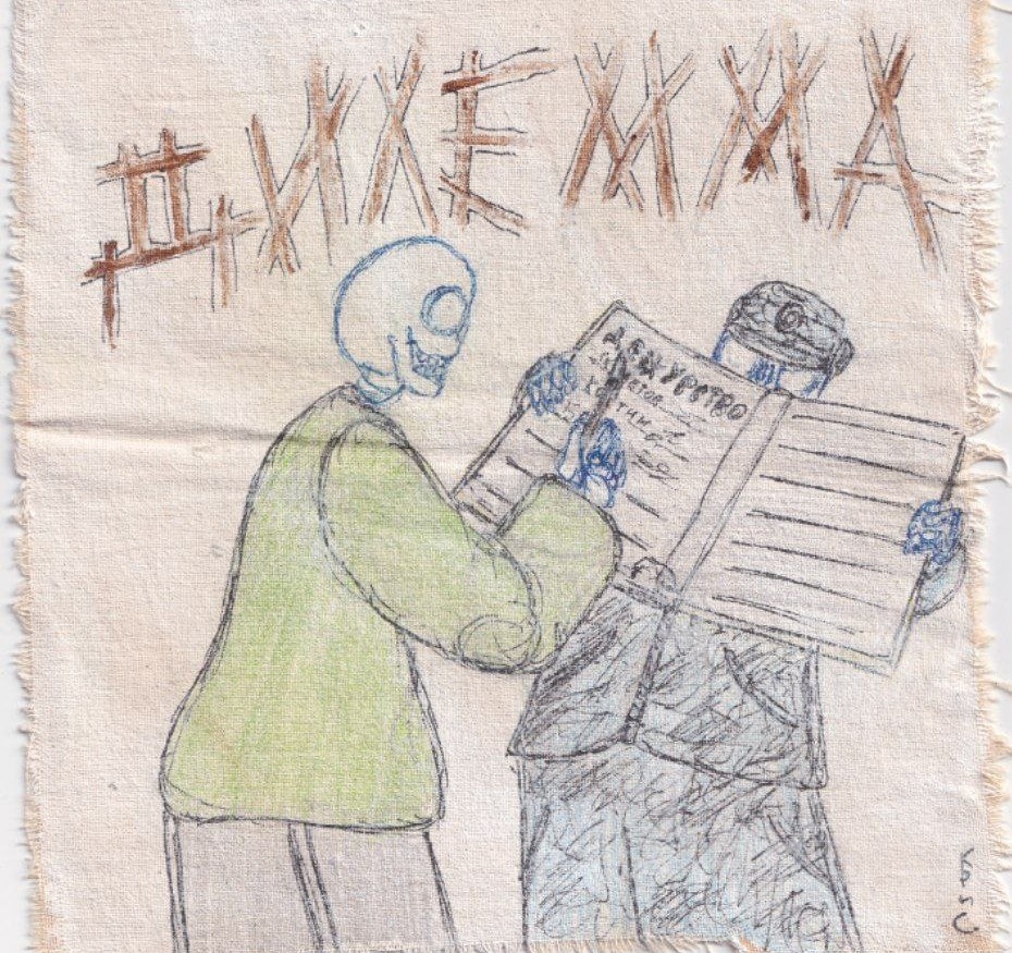 Картина Павла Крисевича «Диллема». Источник: телеграм-канал <a href=