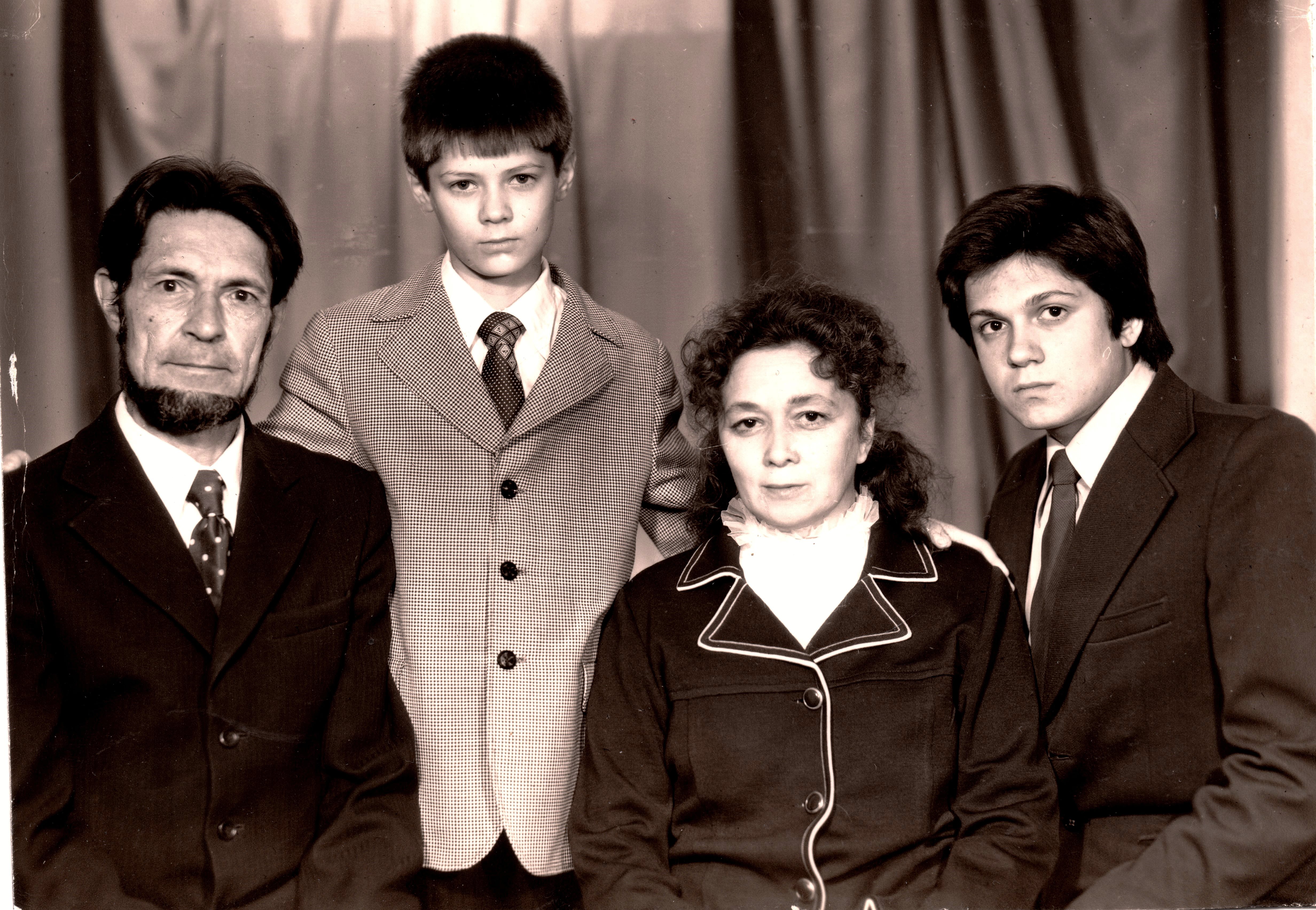 семья Дементьевых, Владивосток, 1981 год